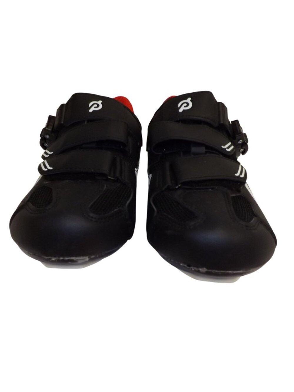 Peloton Size 39 Cycling Black White Bike Shoes US Women’s 8 With Cleats - Picture 6 of 10